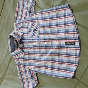 Toddler Cotton Button Down Short Sleeve Shirt Bundle 2t
